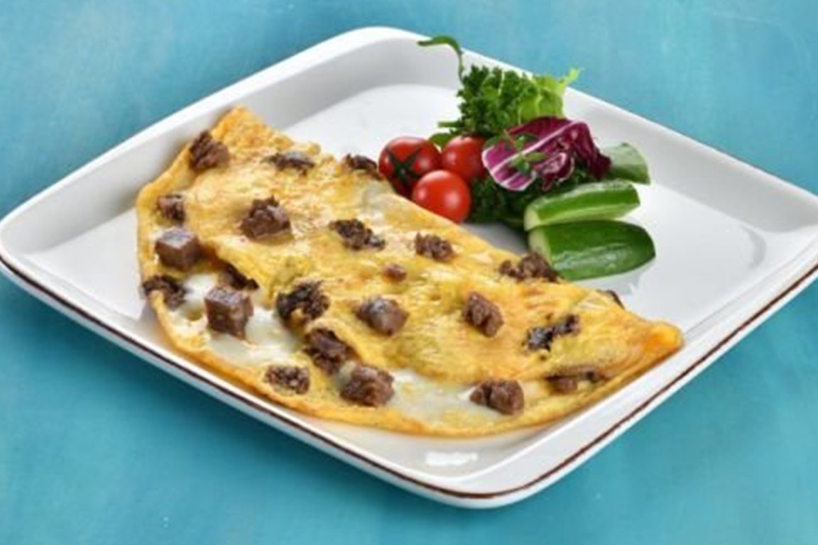 Kavurmalı Omlet