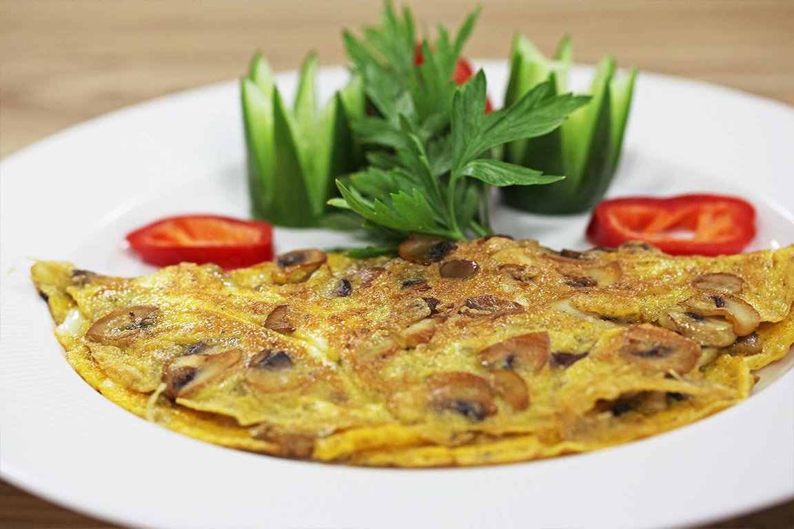 Mantarlı Omlet